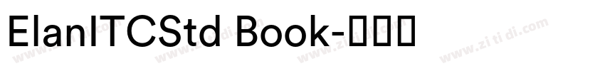 ElanITCStd Book字体转换